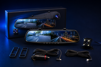 📹 Cámara DVR para Carro 3 en 1 — Full HD 1080P con Cámara de Reversa