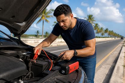 🚗 Kit de Emergencia Vehicular — Jump Starter Multifuncional HIGH-POWER