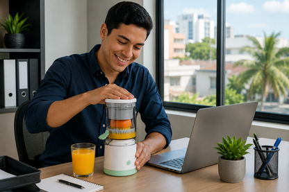 🍊 Extractor de Jugo Eléctrico Portátil — Recargable USB, Sin Ruido