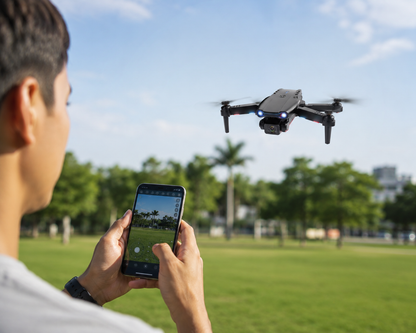 🚁 Dron E99 Cámara Dual 4K WiFi — Zoom 50x, Plegable, Control desde tu Celular