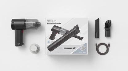 Mini Aspiradora Inalámbrica Recargable — Para Carro y Hogar